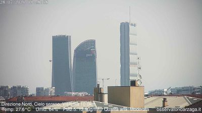 immagine della webcam nei dintorni di Milano Duomo: webcam Milano Quartiere Ebraico