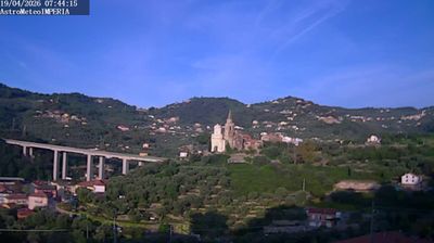 immagine della webcam nei dintorni di Castel Vittorio: webcam Costa D'Oneglia