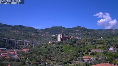 immagine della webcam nei dintorni di Castel Vittorio: webcam Costa D'Oneglia