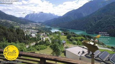 immagine della webcam nei dintorni di Campolongo di Cadore: webcam Pieve di Cadore