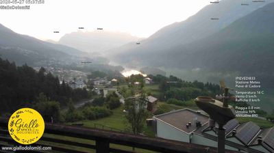 immagine della webcam nei dintorni di Comelico Superiore: webcam Pieve di Cadore