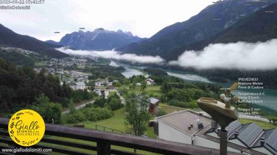 immagine della webcam nei dintorni di Lorenzago di Cadore: webcam Pieve di Cadore