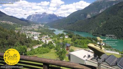 immagine della webcam nei dintorni di Sauris: webcam Pieve di Cadore