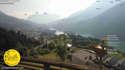 immagine della webcam nei dintorni di Lorenzago di Cadore: webcam Pieve di Cadore
