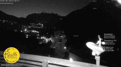 immagine della webcam nei dintorni di Santo Stefano di Cadore: webcam Pieve di Cadore