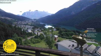 immagine della webcam nei dintorni di Vodo Cadore: webcam Pieve di Cadore