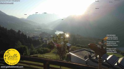 immagine della webcam nei dintorni di Calalzo di Cadore: webcam Pieve di Cadore