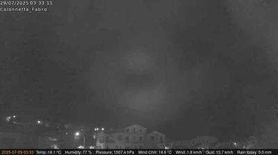 immagine della webcam nei dintorni di Castiglione del Lago: webcam Fabro