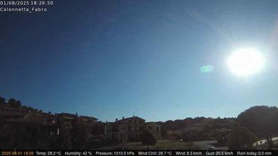 immagine della webcam nei dintorni di Lubriano: webcam Fabro