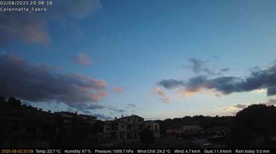 immagine della webcam nei dintorni di Castel Viscardo: webcam Fabro