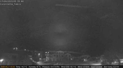 immagine della webcam nei dintorni di Sarteano: webcam Fabro