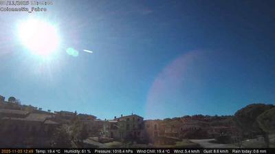 immagine della webcam nei dintorni di Bolsena: webcam Fabro