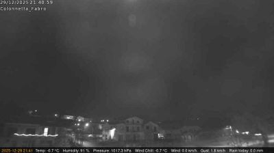 immagine della webcam nei dintorni di Castell'Azzara: webcam Fabro