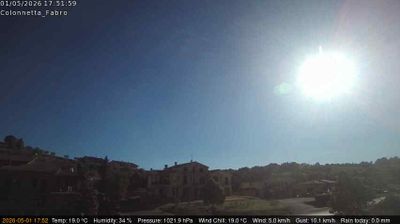 immagine della webcam nei dintorni di Castell'Azzara: webcam Fabro