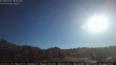 immagine della webcam nei dintorni di Castel Viscardo: webcam Fabro