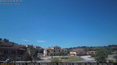 immagine della webcam nei dintorni di Sarteano: webcam Fabro