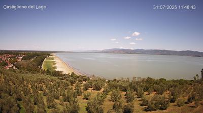 immagine della webcam nei dintorni di Perugia: webcam Castiglione del Lago