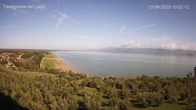 immagine della webcam nei dintorni di Cortona: webcam Castiglione del Lago