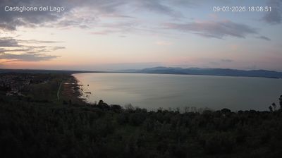 immagine della webcam nei dintorni di Passignano sul Trasimeno: webcam Castiglione del Lago