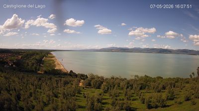 immagine della webcam nei dintorni di Perugia: webcam Castiglione del Lago