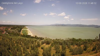 immagine della webcam nei dintorni di Cortona: webcam Castiglione del Lago
