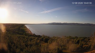 immagine della webcam nei dintorni di Perugia: webcam Castiglione del Lago
