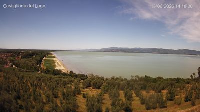 immagine della webcam nei dintorni di Piegaro: webcam Castiglione del Lago