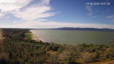 immagine della webcam nei dintorni di Passignano sul Trasimeno: webcam Castiglione del Lago