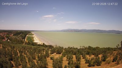 immagine della webcam nei dintorni di Cortona: webcam Castiglione del Lago