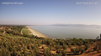 immagine della webcam nei dintorni di Passignano sul Trasimeno: webcam Castiglione del Lago