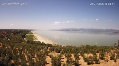 immagine della webcam nei dintorni di Passignano sul Trasimeno: webcam Castiglione del Lago
