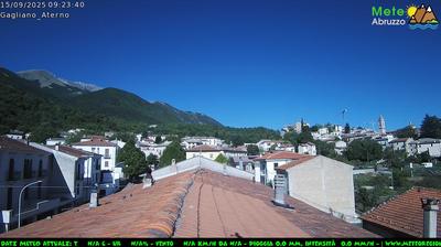 immagine della webcam nei dintorni di Sant'Eusanio Forconese: webcam Gagliano Aterno