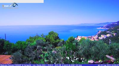 immagine della webcam nei dintorni di Savona: webcam Varigotti