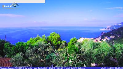 immagine della webcam nei dintorni di Albisola Superiore: webcam Varigotti