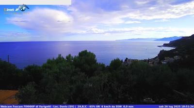 immagine della webcam nei dintorni di Pontassi: webcam Varigotti