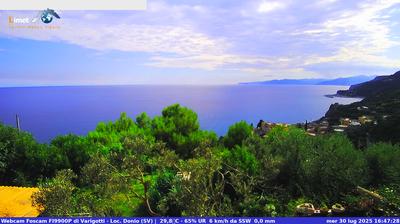 immagine della webcam nei dintorni di Spotorno: webcam Varigotti