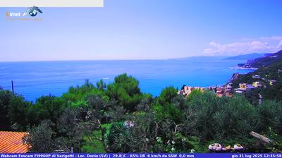 immagine della webcam nei dintorni di Toirano: webcam Varigotti
