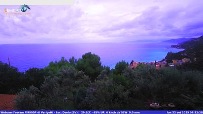 immagine della webcam nei dintorni di Finale Marina: webcam Varigotti