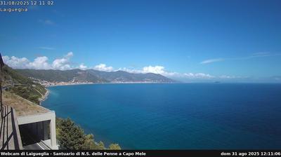 immagine della webcam nei dintorni di Cervo: webcam Marina Di Andora