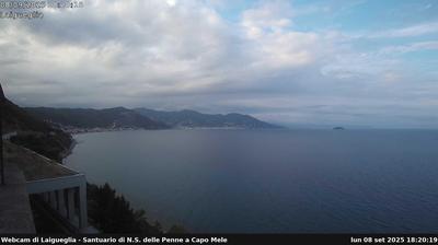 immagine della webcam nei dintorni di Moglio: webcam Marina Di Andora