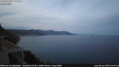 immagine della webcam nei dintorni di San Bartolomeo al Mare: webcam Marina Di Andora