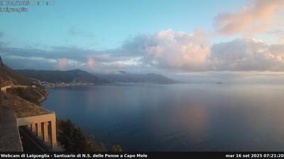 immagine della webcam nei dintorni di Costa D'Oneglia: webcam Marina Di Andora