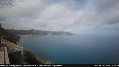 immagine della webcam nei dintorni di Laigueglia: webcam Marina Di Andora