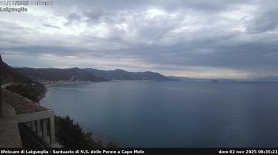 immagine della webcam nei dintorni di Chiusanico: webcam Marina Di Andora