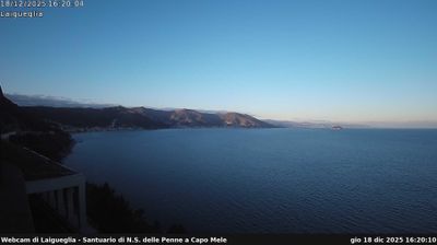 immagine della webcam nei dintorni di Cipressa: webcam Marina Di Andora