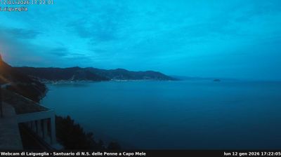 immagine della webcam nei dintorni di Capo Mele: webcam Marina Di Andora