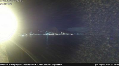 immagine della webcam nei dintorni di Imperia: webcam Marina Di Andora