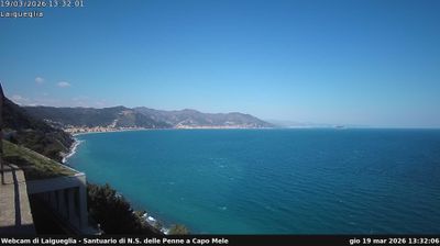 immagine della webcam nei dintorni di San Bartolomeo al Mare: webcam Andora
