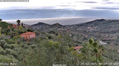 immagine della webcam nei dintorni di Diano Marina: webcam Dolcedo