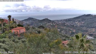 immagine della webcam nei dintorni di Vallecrosia: webcam Dolcedo
